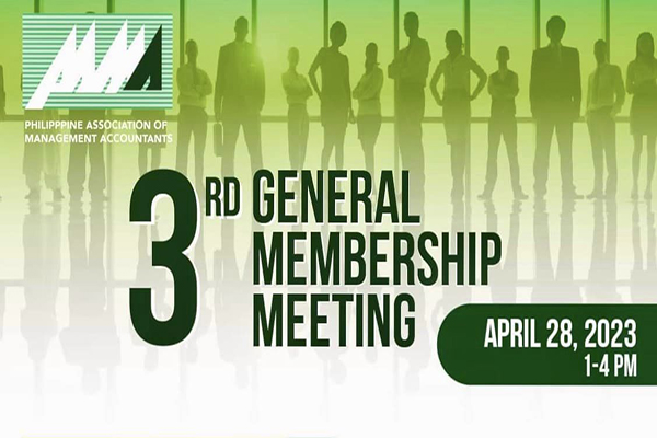 3rd General Membership Meeting