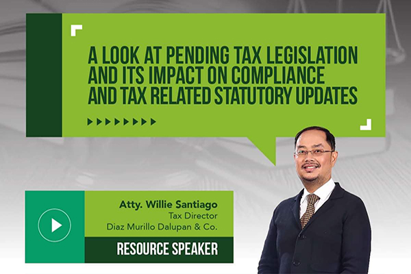 A Look at Pending Tax Legislation